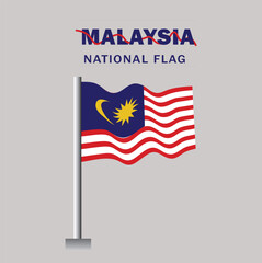 Malaysia Flag Vector Illustration