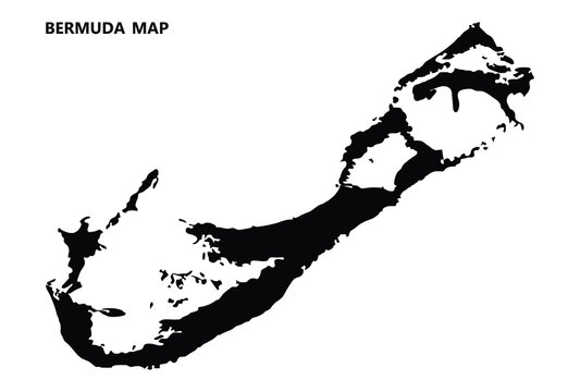  Black Bermuda Map Vector Images