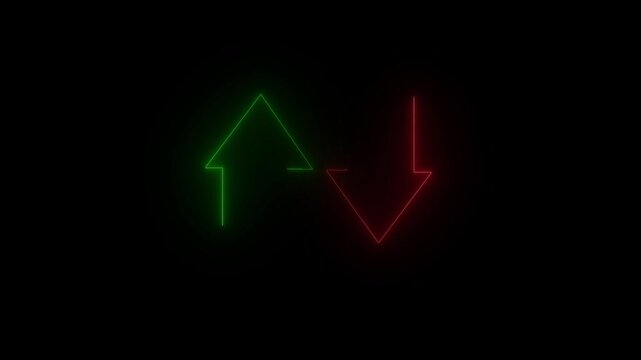 Quality and cost control concept on transparent background. Successful organization strategy and management quality control. Percentage icon of quality with up arrow and cost with down arrow. 4K,,