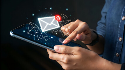 Receive important digital messages instantly on your smartphone, connecting you globally with a tap.