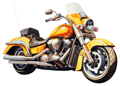 Fototapeta PNG Motorcycle vehicle transparent background transportation.