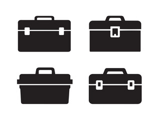 Modern Toolbox Vector Icon Pack Featuring Unique Minimal Silhouette Designs