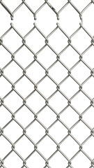 Fototapeta premium Chain link fence pattern, diamond-shaped holes