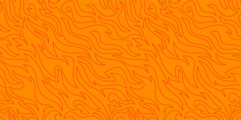 Abstract Fire Background. Abstract flame Background. doodle fire background. Flame Seamless Pattern. Fire flame seamless pattern.
