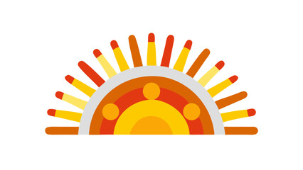 Obraz premium sun in the window