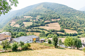 Leitariegos Valley in Asturias, Spain, with air polluted by smoke from the August 2025 forest fires
