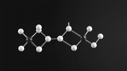 melamine molecule, structural chemical formula, ball-and-stick model, isolated image trimer of cyanamide