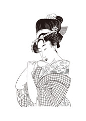 浮世絵　女性　その107	
