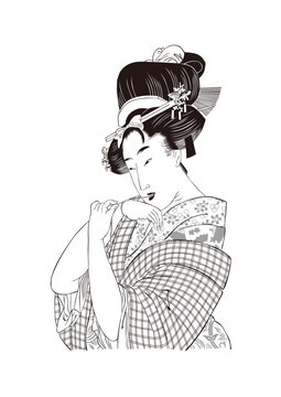 浮世絵　女性　その107	
