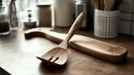 Wooden Spoon & Cutting Board Set