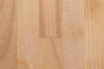 Fototapeta premium Texture of light wood, macro photograph of several pieces joined together