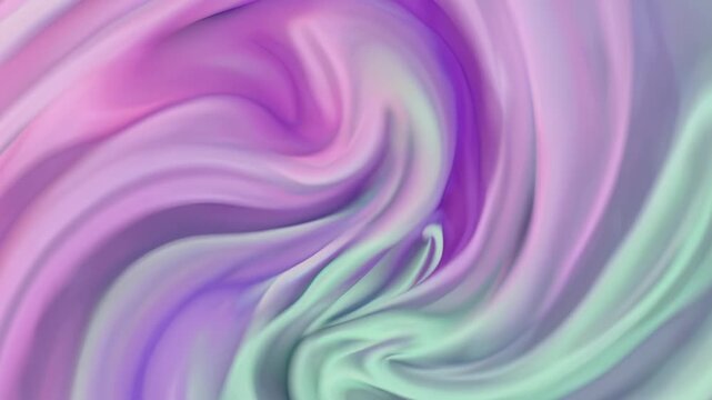 abstract background of spiraling gradient waves of color in halftones with smooth transitions. minimal background with 3d rendering effect of liquid textures in motion with futuristic style