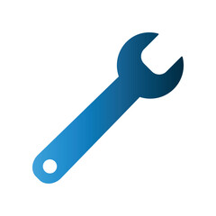 Spanner wrench icon design template