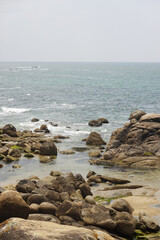 The view of the De Lavadores beach in Vila Nova de Gaia, Portugal