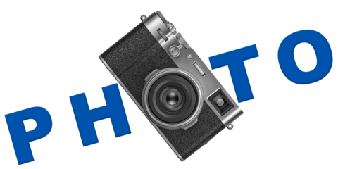 enseigne photo, clip art, illustration, PNG fond transparent
