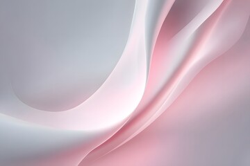 Pink and white gradient background, smooth curved lines, minimalist style, blurred shapes, dark pink and light gray, high resolution. 
