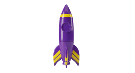 colorful space rocket