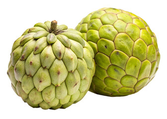 Fototapeta premium Cherimoya isolated on white background