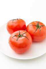 トマト　白バック