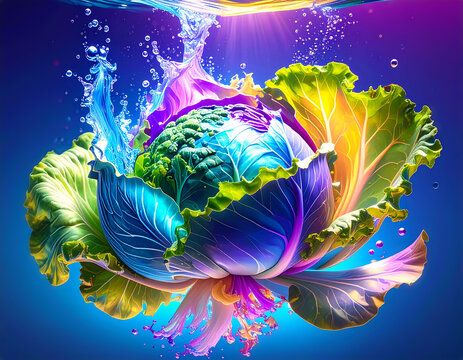 Autumn Harvest - The Neon Symphony of Nature&rsquo;s Delicious Bounty