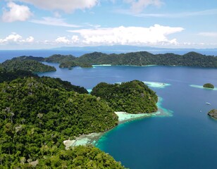 Lush islands and turquoise water