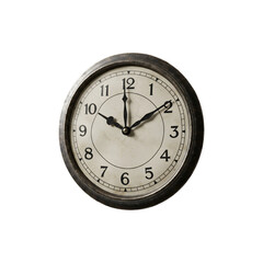 Vintage Wall Clock with Roman Numerals for Antique Hme Decor or Halloween Haunted House Scene