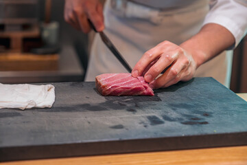 【#料亭】板前の手元