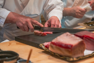 【#料亭】板前の手元