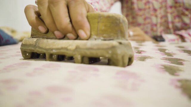 Handcrafted Block Printing on Indian Cloth