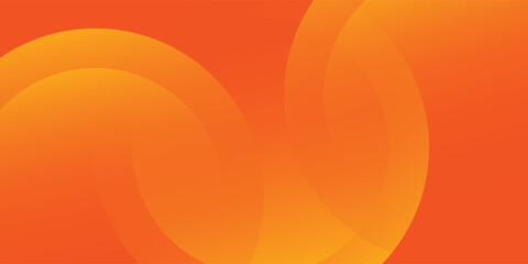 Abstract orange background with circles. Vector illustration