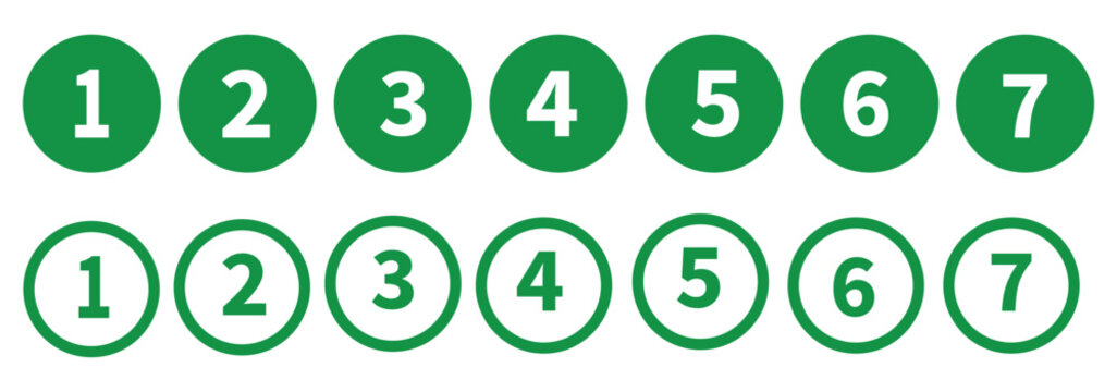 Colorful Number Bullet points, infographics markers. Triangle number bullet point icon arrow set. Number Flags 1 to 10 Flat design isolated vector. Vector illustration 