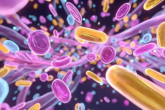 Abstract Cell and Filament Cluster