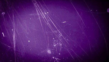 Purple Grunge Texture with Scratches and Dust
