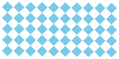 Bavarian Oktoberfest seamless pattern with blue and white rhombus Flag of Bavaria Oktoberfest blue checkered background