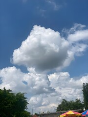 colorful clouds on the sky