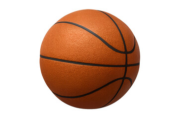 Fototapeta premium basketball isolated on white background