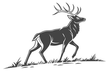 Classic Deer Silhouette Graphics
