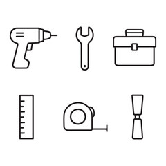 Fototapeta premium set of tools