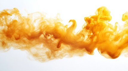Abstract orange color smoke background design for wallpaper