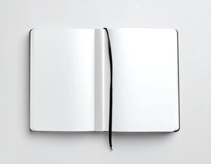 Elegant blank notebook ready for your creative ideas, notes, and daily planning needs
