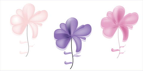 Watercolor flowers template frame vignette invitation illustration vector