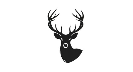 Deer silhouette graphic