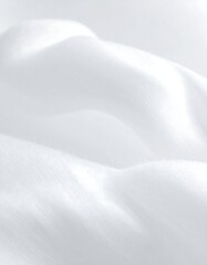 Soft, white fabric folds