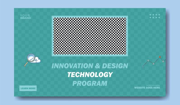Person working on computer screen with glowing code and data visualization for innovation and design technology program