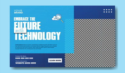 Modern technology network with futuristic design and professional business people