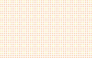 オレンジ&イエローのグリッドドットの背景イラスト