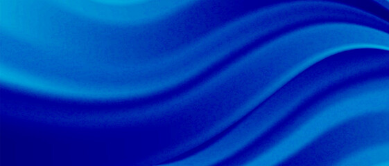 Blue silk background. Icy blue background with grain noise texture and copy space. Vector illustration