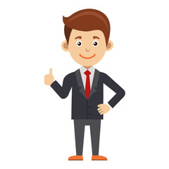 funny cartoon office worker