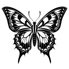 a-detailed-black-and-white-silhouette-of-a-swallow silhouette vector design .eps