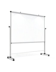 Free-standing,  metal-framed whiteboard